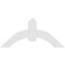 Ekena Millwork Archdale Architectural Grade PVC Gable Bracket, 48"W x 22"H x 2"D x 6"F, 11/12 Pitch GBP048X22X0206ARC00 - alternate 3